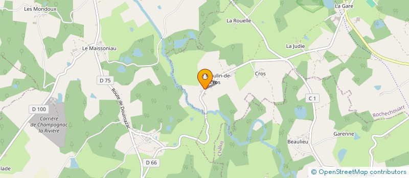 localisation de l'entreprise J2FL  CHAMPSAC