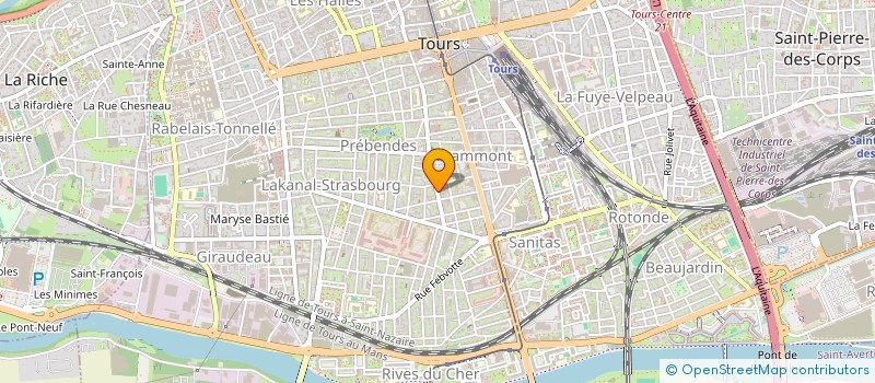 localisation de l'entreprise J2G  TOURS