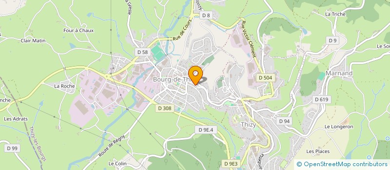 localisation de l'entreprise J2GC  THIZY-LES-BOURGS