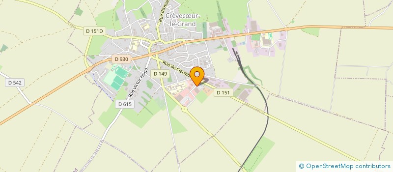 localisation de l'entreprise J2GC  CREVECUR-LE-GRAND