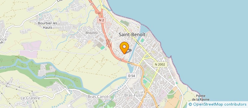 localisation de l'entreprise J2H à SAINT-BENOIT