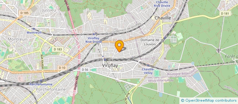 localisation de l'entreprise J2HC  VIROFLAY