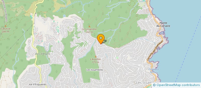 localisation de l'entreprise J2I  ROQUEBRUNE-SUR-ARGENS