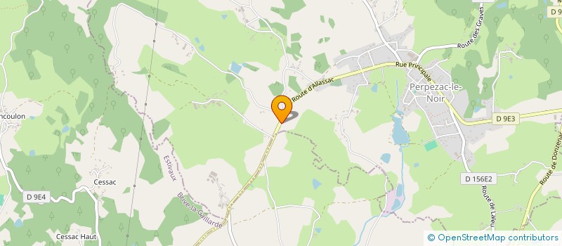 localisation de l'entreprise J2IM  PERPEZAC-LE-NOIR