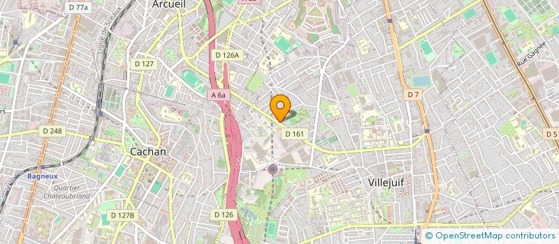 localisation de l'entreprise J2K.  VILLEJUIF