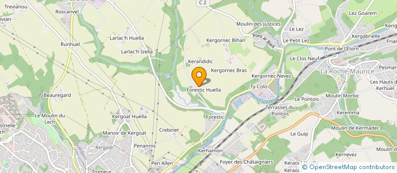 localisation de l'entreprise J2L à PLOUEDERN