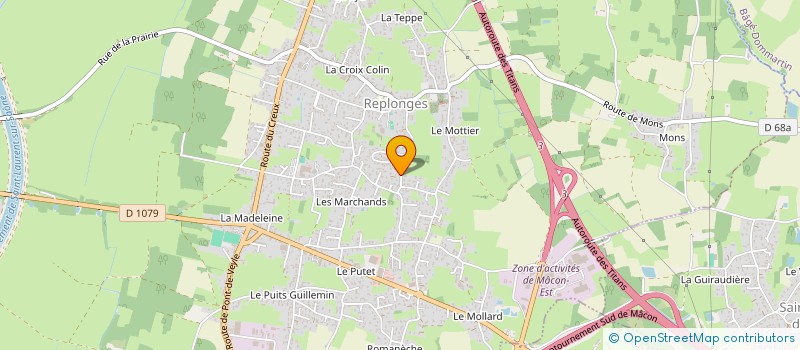 localisation de l'entreprise J2L à REPLONGES