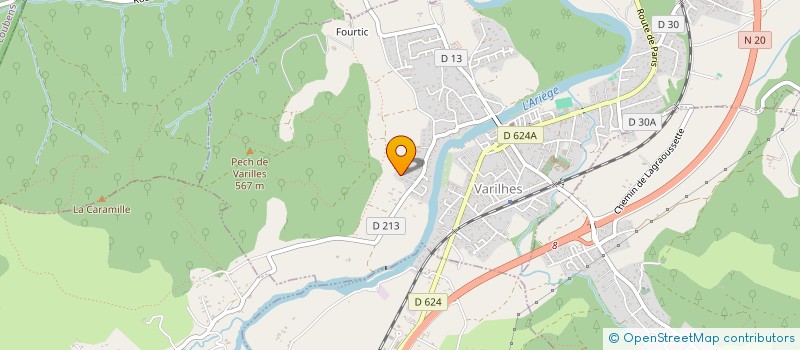 localisation de l'entreprise J2L à VARILHES
