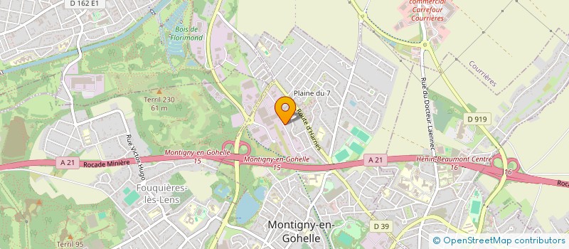 localisation de l'entreprise J2L CONSEIL à MONTIGNY EN GOHELLE