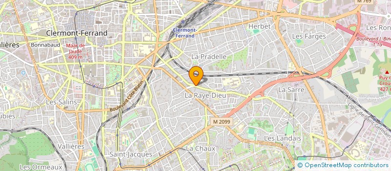 localisation de l'entreprise J2L EVASION  CLERMONT-FERRAND