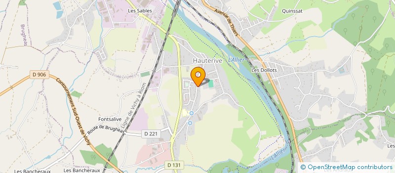 localisation de l'entreprise J2L IMMO à HAUTERIVE