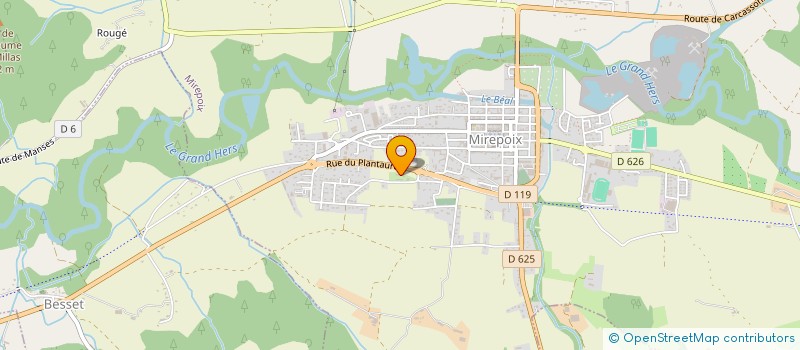 localisation de l'entreprise J2L IMMO à MIREPOIX
