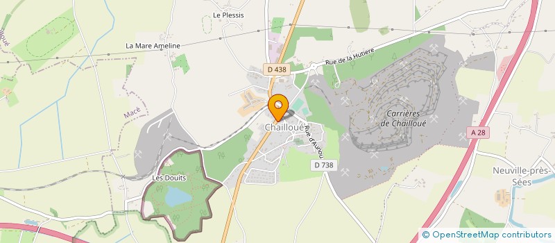 localisation de l'entreprise J2L IMMO à CHAILLOUE