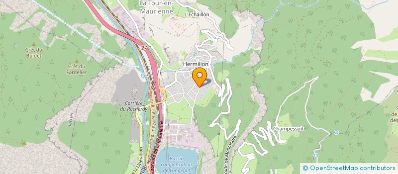 localisation de l'entreprise J2L IMMOBILIER  LA TOUR-EN-MAURIENNE