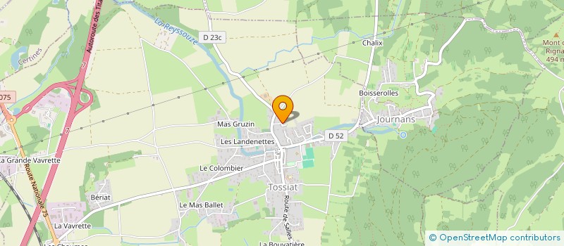 localisation de l'entreprise J2L INVEST  TOSSIAT