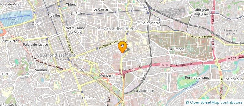 localisation de l'entreprise J2L INVESTISSEMENTS à MARSEILLE