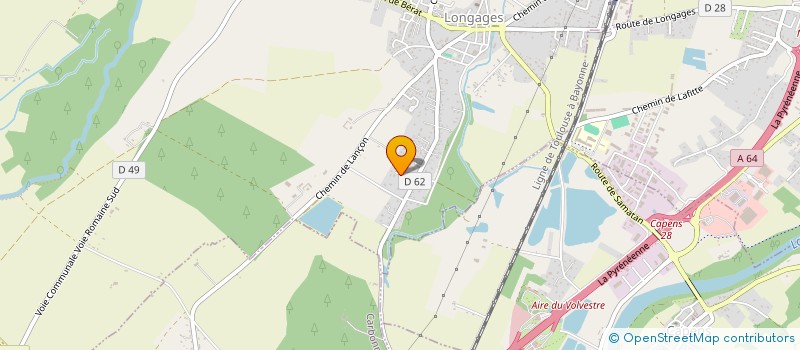 localisation de l'entreprise J2L7  LONGAGES