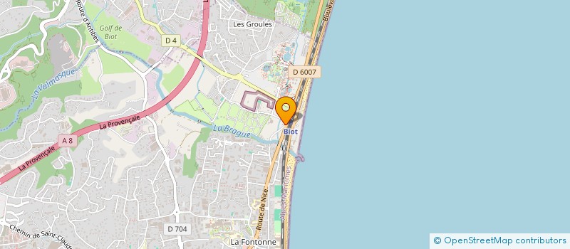 localisation de l'entreprise J2LDB à ANTIBES