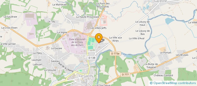 localisation de l'entreprise J2LF  LA GACILLY