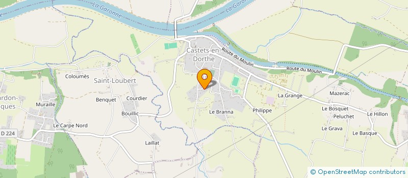 localisation de l'entreprise J2LFB à LANGON
