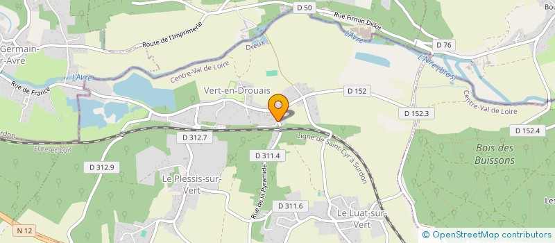 localisation de l'entreprise J2LN CONSULTING à VERT-EN-DROUAIS
