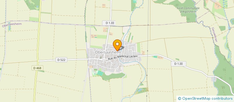 localisation de l'entreprise J2LT CONSEIL  OBERSAASHEIM