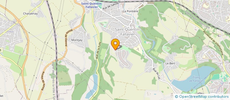 localisation de l'entreprise J2M 34 à SAINT-QUENTIN-FALLAVIER