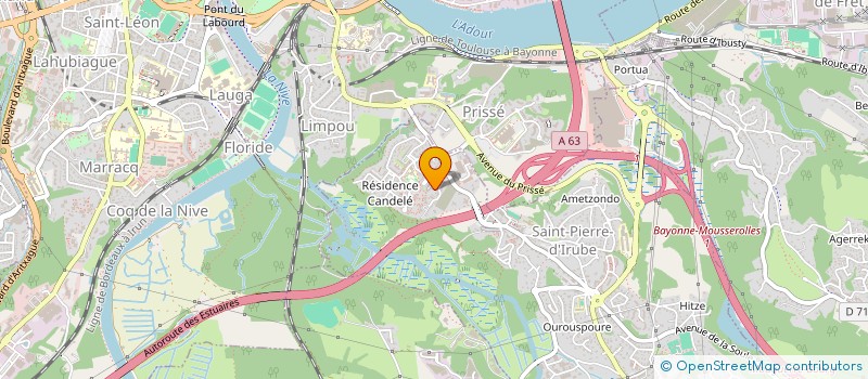 localisation de l'entreprise J2M  MOUGUERRE