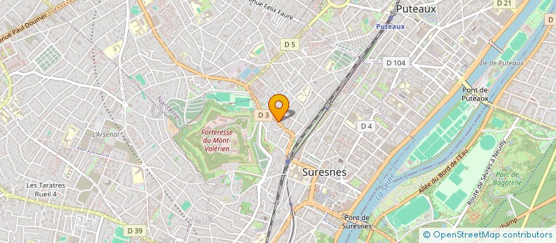 localisation de l'entreprise J2M à SURESNES