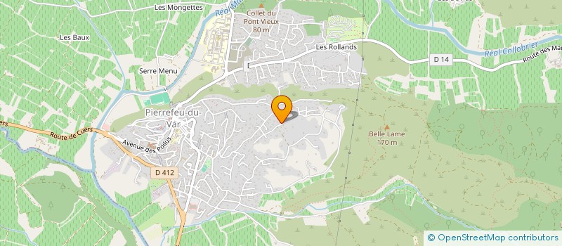 localisation de l'entreprise J2M  PIERREFEU-DU-VAR