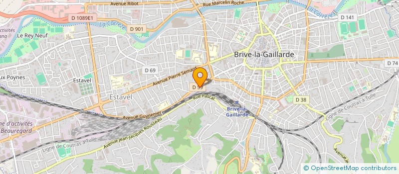 localisation de l'entreprise J2M  BRIVE-LA-GAILLARDE