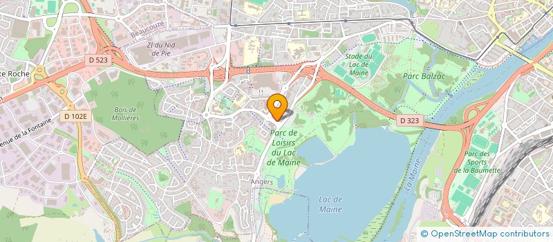 localisation de l'entreprise J2M à ANGERS