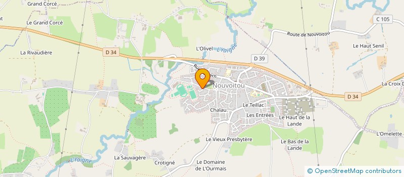 localisation de l'entreprise J2M  NOUVOITOU