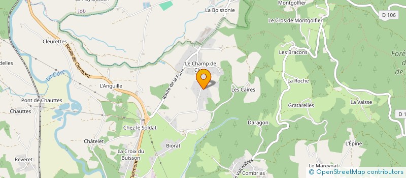 localisation de l'entreprise J2M  AMBERT