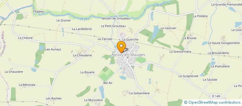 localisation de l'entreprise J2M  CHEMILLE-EN-ANJOU