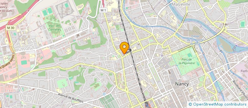 localisation de l'entreprise J2M  NANCY