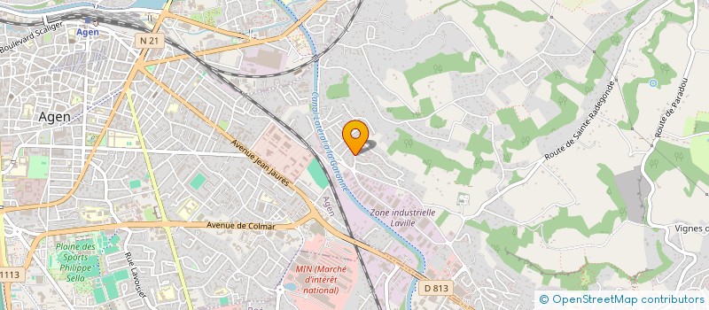 localisation de l'entreprise J2M  ANCIZAN