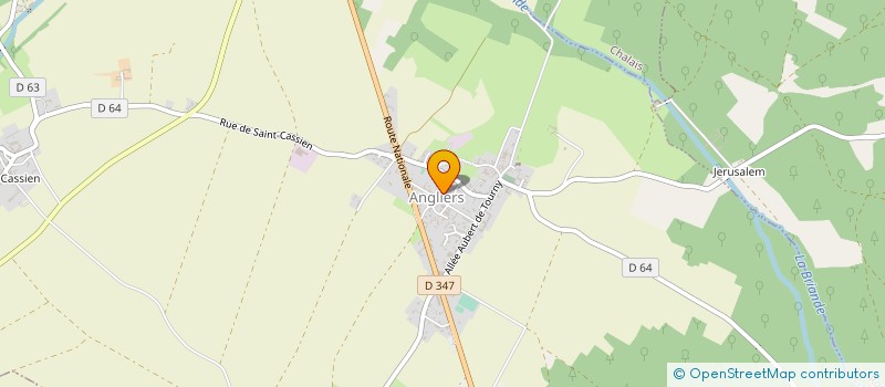 localisation de l'entreprise J2M.ALIS  ANGLIERS