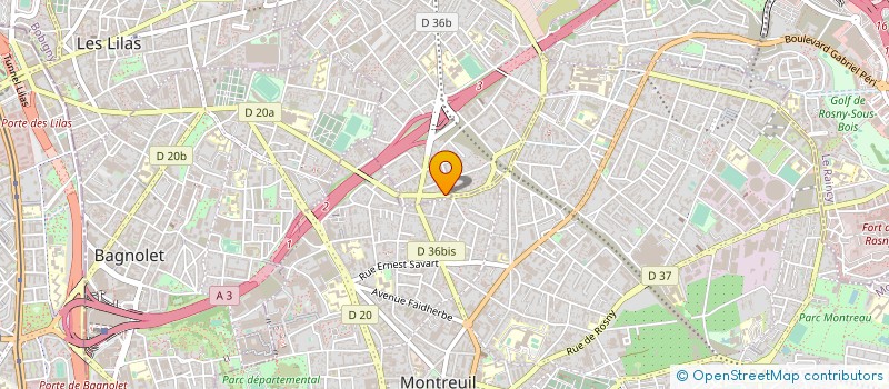 localisation de l'entreprise J2M BUREAUTIQUE FRANCE à ROMAINVILLE