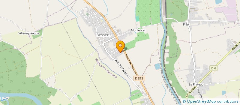 localisation de l'entreprise J2M CAPITAL  BESSENS