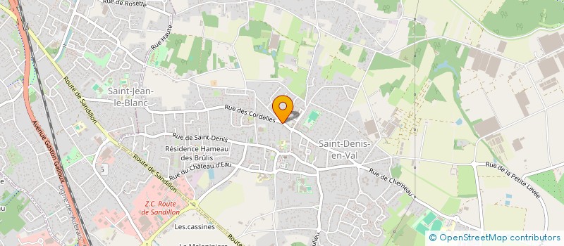 localisation de l'entreprise J2M CONSEILS à SAINT-DENIS-EN-VAL