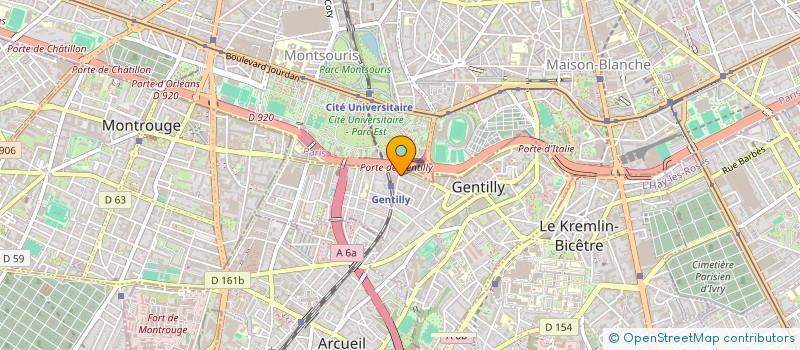 localisation de l'entreprise J2M CONSULTING à GENTILLY