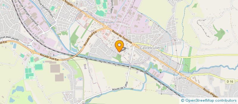 localisation de l'entreprise J2M CONSULTING  CASTELCULIER