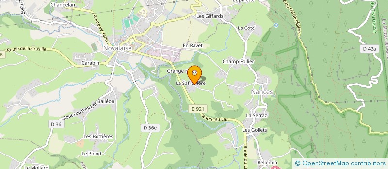 localisation de l'entreprise J2M ELEC à NANCES