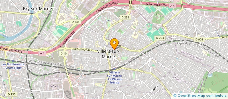 localisation de l'entreprise J2M IMMO à VILLIERS-SUR-MARNE