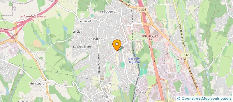 localisation de l'entreprise J2M IMMO  DARDILLY