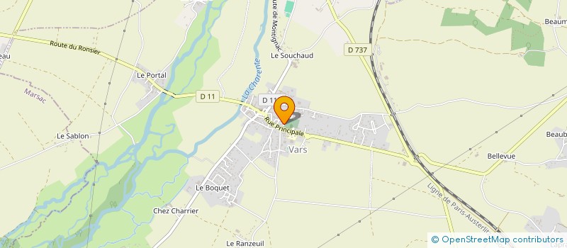 localisation de l'entreprise J2M SARL  VARS