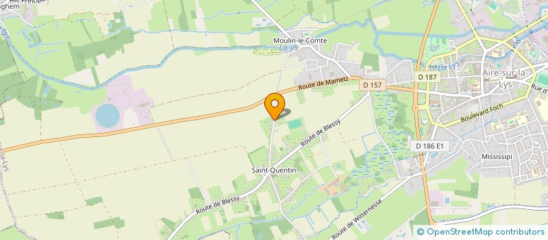 localisation de l'entreprise J2M2C  AIRE-SUR-LA-LYS