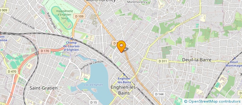 localisation de l'entreprise J2MCS à ENGHIEN-LES-BAINS