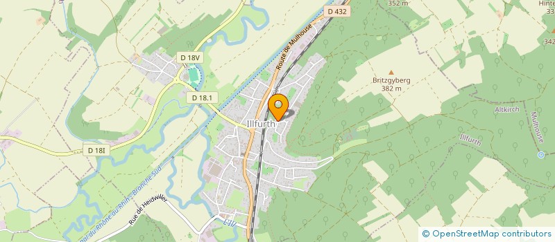 localisation de l'entreprise J2MG IMMO  ILLFURTH